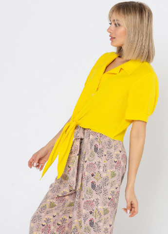 Желтая летняя блуза Vovk