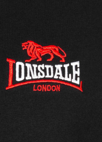 Світшот Lonsdale - крій логотип чорний кежуал - (243483768)