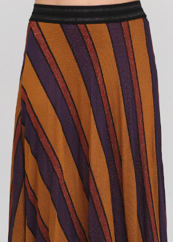 Разноцветная кэжуал в полоску юбка Tensione IN клешированная