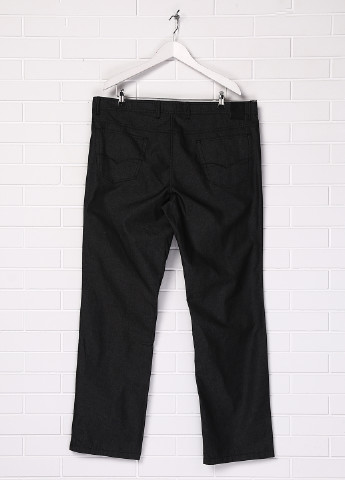 Грифельно-серые кэжуал демисезонные прямые брюки Digel
