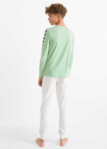 Комбинированная всесезон пижама (лонгслив, брюки) лонгслив + брюки C&A