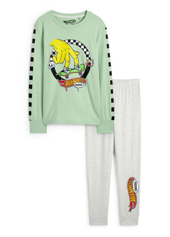 Комбинированная всесезон пижама (лонгслив, брюки) лонгслив + брюки C&A