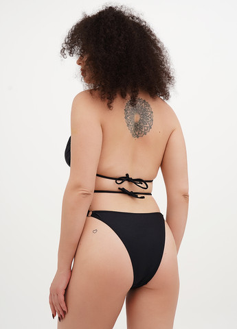 Чорний літній купальник (ліф, трусики) бікіні, роздільний SHEIN