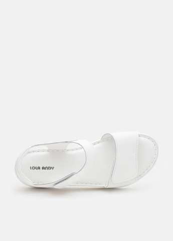 Белые босоножки Lola Andy на липучке