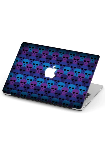 Чехол пластиковый для Apple MacBook Pro Retina 15 A1398 Паттерн черепа (Skull pattern) (6353-2455) MobiPrint (218867351)