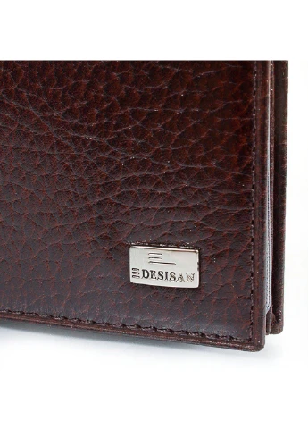 Чоловіча шкіряна обкладинка для паспорта 9,5х13,8х2 см Desisan (212702354)