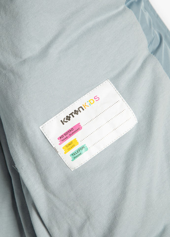 Блакитна демісезонна куртка KOTON