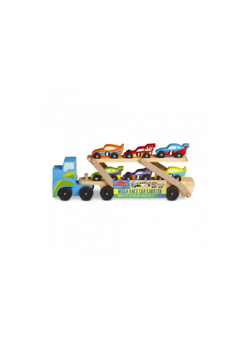 Игровой набор деревянный мегатягач автомобилей (MD12759) Melissa&Doug (254069014)