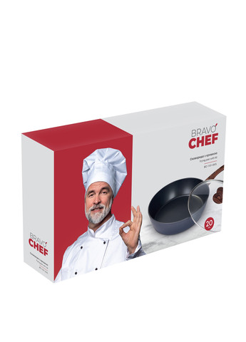Сковорода с кришкой, 20 см Bravo Chef (259019926)