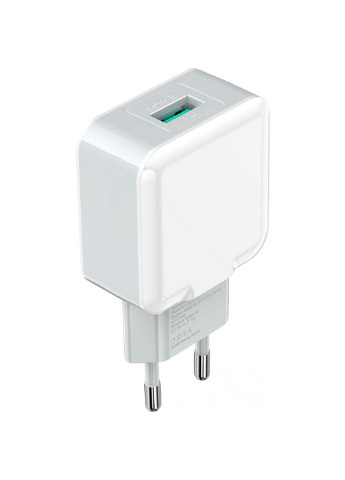 Зарядное устройство (CH-03UMW) Grand-X usb 5v 2,1a white + cable usb -> micro usb, cu (253506924)