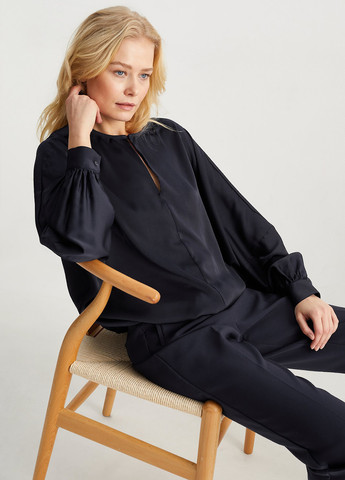 Тёмно-синяя блуза C&A