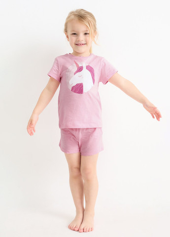 Комбинированная всесезон пижама (3 шт.) (футболка, шорты) футболка + шорты C&A