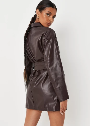 Плащ Missguided тренчкот на зав'язках демісезон (261410922)