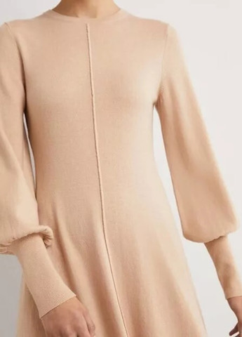 Бежева кежуал сукня кльош Boden однотонна