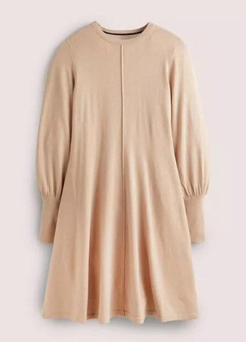 Бежева кежуал сукня кльош Boden однотонна