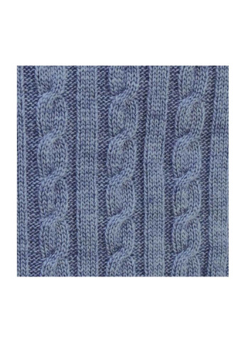 Плед Soft косы Синий меланж 140x180 см (11682) Прованс (254010912)