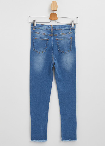 Штани DeFacto світло блакитні джинсові бавовна