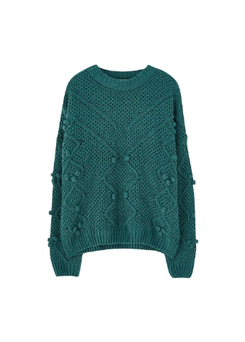 Темно-зелений демісезонний джемпер джемпер Pull & Bear