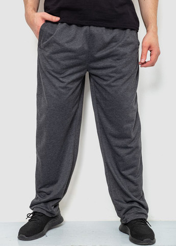Темно-серые кэжуал демисезонные прямые брюки Ager