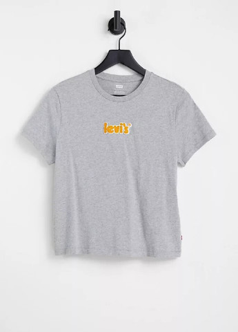 Светло-серая летняя футболка Levi's