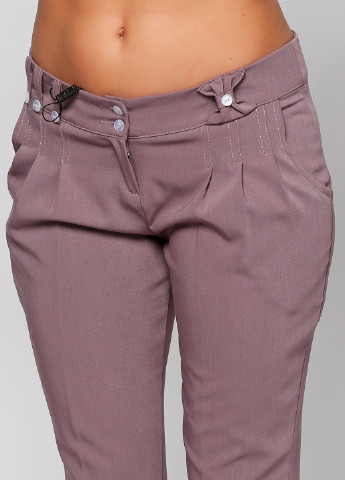 Темно-розовые кэжуал летние зауженные брюки Ut