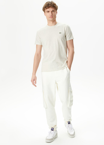 Бежевая футболка Lacoste