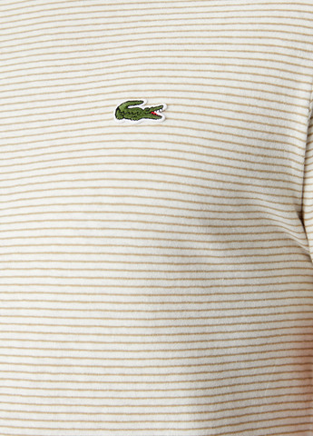 Бежевая футболка Lacoste