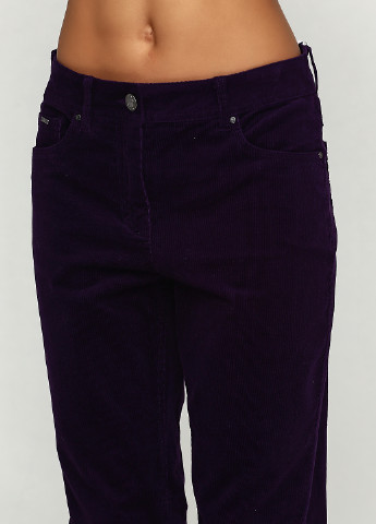 Джинси Brandtex Collection однотонні темно-фіолетові джинсові