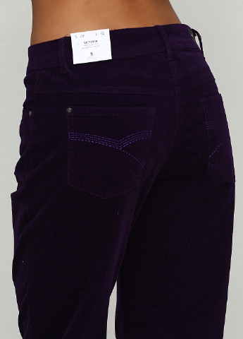 Темно-фиолетовые демисезонные джинсы Brandtex Collection