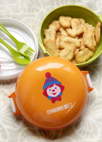 Детский круглый ланч-бокс гамбургер Клоун More (253840444)