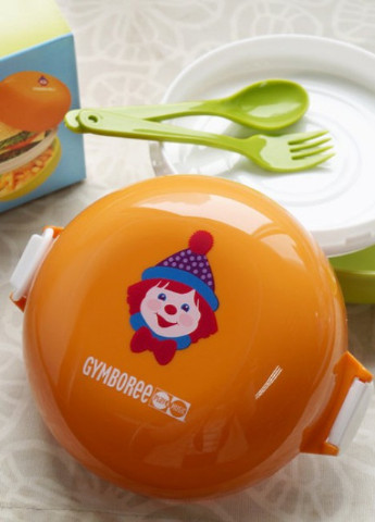 Детский круглый ланч-бокс гамбургер Клоун More (253840444)