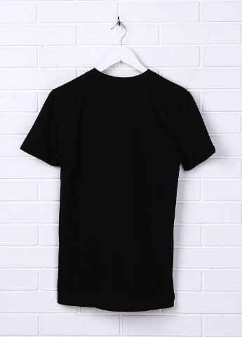 Черная футболка с коротким рукавом Трикомир