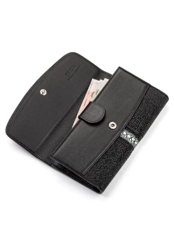 Жіночий шкіряний гаманець 19х10 см Stingray Leather (252133438)