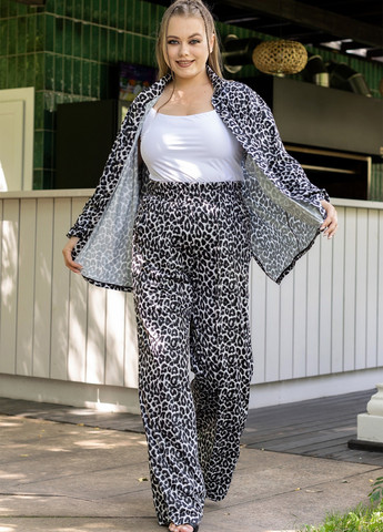 Штани палаццо з мікрофібри TOTALFIT (353331985)