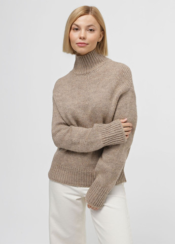 Темно-бежевый зимний свитер Sewel
