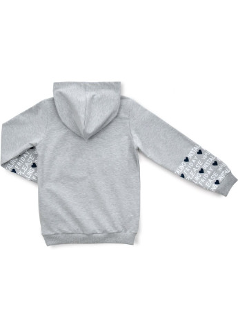 Кофта худі (16595-152G-gray) Breeze (251314094)