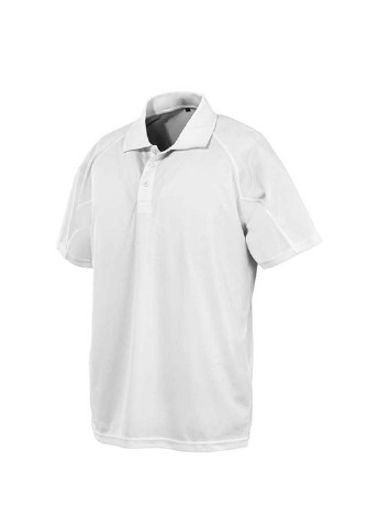 Белая мужская футболка поло Spiro
