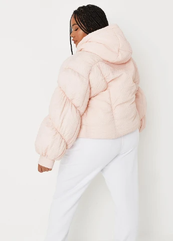 Светло-розовая зимняя куртка Missguided