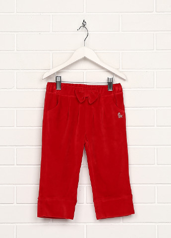 Красные кэжуал демисезонные со средней талией брюки Marine