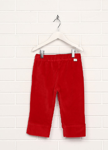 Красные кэжуал демисезонные со средней талией брюки Marine