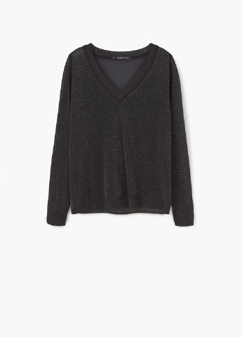 Черный демисезонный пуловер пуловер Mango