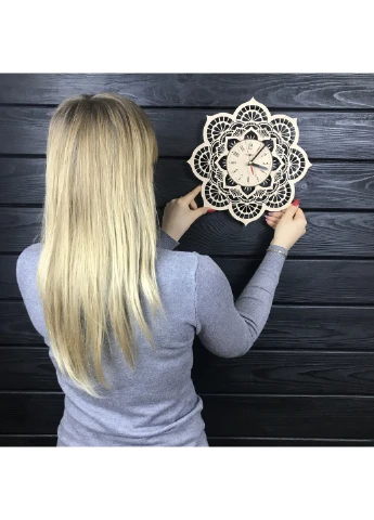 Тематические интерьерные настенные часы «Мандала» 7Arts (253566495)