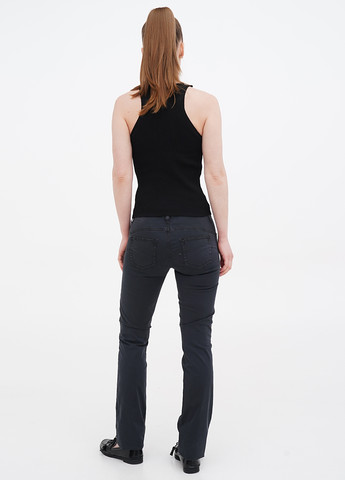 Темно-серые кэжуал демисезонные прямые брюки Liu Jo