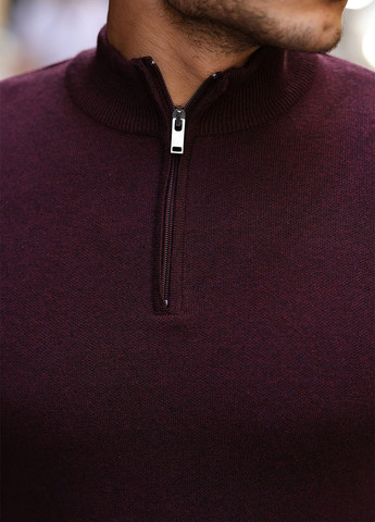 Бордовый демисезонный свитер Trend Collection