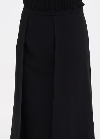 Черная кэжуал однотонная юбка Ralph Lauren а-силуэта (трапеция)