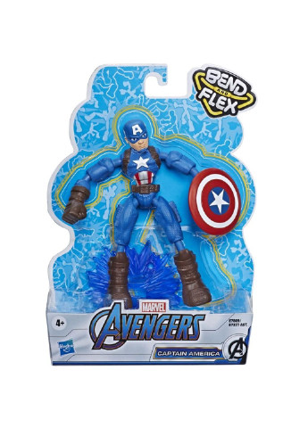 Фігурка Avengers Bend and flex Капітан Америка 15 см (E7377_E7869) Hasbro (252246261)