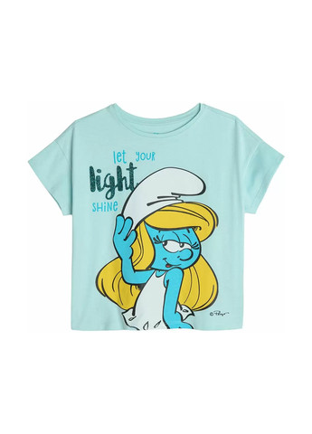 Голубой летний комплект (футболка, шорты) Cool Club