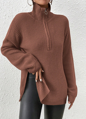 Светло-розовый демисезонный свитер SHEIN