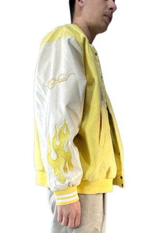 Бомбер Boohoo бейсбольний на кнопках (329248493)