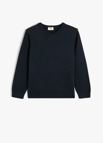 Темно-синий демисезонный пуловер пуловер KOTON